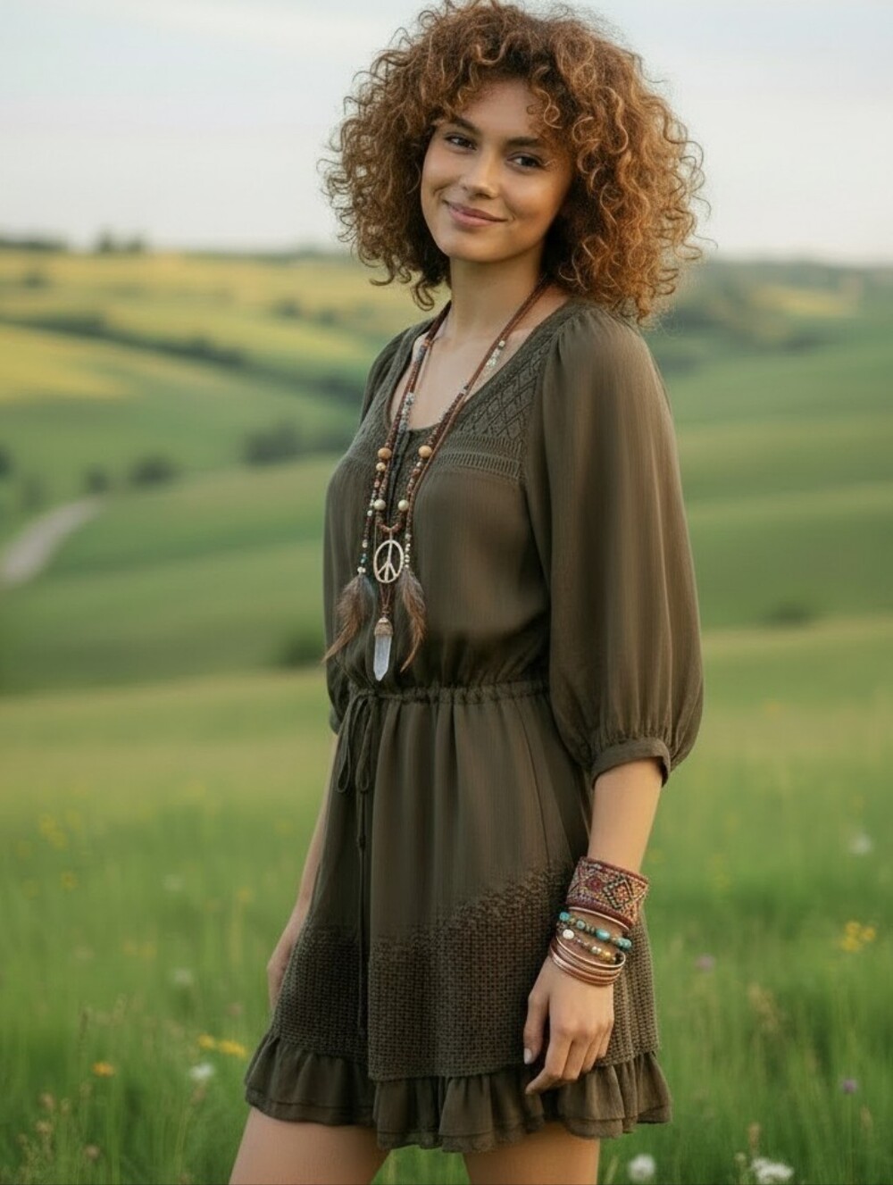Free People Oversized Boho Dress - Size XS